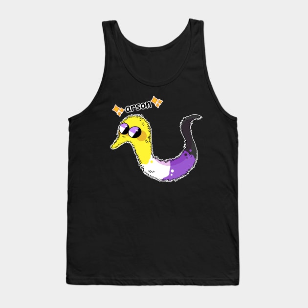 politically charged arson- Nonbinary Variant Tank Top by Brewing_Personalitea